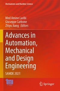 Enlarge image Cover: Advances in Automation, Mechanical and Design Engineering - Springer