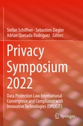 Cover: Privacy Symposium 2022 - Springer