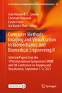 Cover: Computer Methods, Imaging and Visualization in Biomechanics and Biomedical Engineering II - Springer