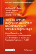 Cover: Computer Methods, Imaging and Visualization in Biomechanics and Biomedical Engineering II - Springer
