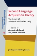 Cover: Second Language Acquisition Theory - John Benjamins Publishing Company
