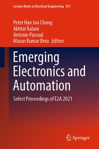 Enlarge image Cover: Emerging Electronics and Automation - Springer