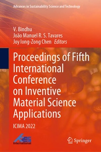 Enlarge image Cover: Proceedings of Fifth International Conference on Inventive Material Science Applications - Springer