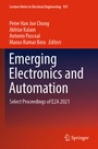 Cover: Emerging Electronics and Automation - Springer