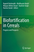 Cover: Biofortification in Cereals - Springer