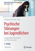 Cover: Psychische St&ouml;rungen bei Jugendlichen - Springer
