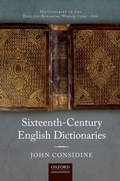 Cover: Sixteenth-Century English Dictionaries - OUP eBook