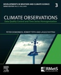 Cover: Climate Observations: Volume 3 - Elsevier