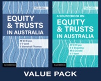 Enlarge image Cover: Equity and Trusts Value Pack 2 Volume Paperback Set - Cambridge University Press