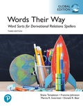 Cover: Words Their Way: Word Sorts for Derivational Relations Spellers, Global Edition - Pearson