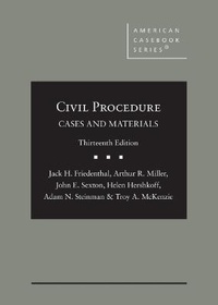 Abbildung von: Civil Procedure - West Academic Press
