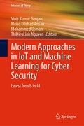 Cover: Modern Approaches in IoT and Machine Learning for Cyber Security - Springer