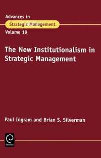 Enlarge image Cover: The New Institutionalism in Strategic Management - JAI Press Inc.