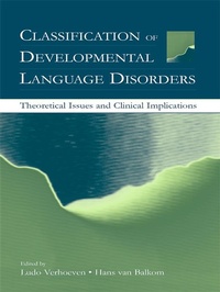 Abbildung von: Classification of Developmental Language Disorders - Psychology Press Ltd