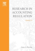 Cover: Research in Accounting Regulation - Elsevier
