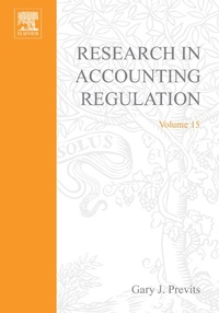 Enlarge image Cover: Research in Accounting Regulation - Elsevier