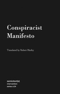 Cover: Conspiracist Manifesto - Semiotext(e)