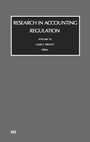 Cover: Research in Accounting Regulation: Volume 16 - JAI Press Inc.
