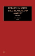 Cover: Research in Social Stratification and Mobility: Volume 18 - JAI Press Inc.