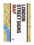 Cover: London Street Signs Map - Blue Crow Media