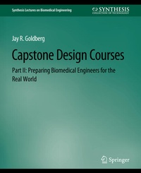 Enlarge image Cover: Capstone Design Courses, Part II - Springer