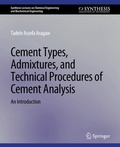 Cover: Cement Types, Admixtures, and Technical Procedures of Cement Analysis - Springer