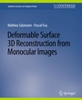 Cover: Deformable Surface 3D Reconstruction from Monocular Images - Springer