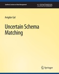 Cover: Uncertain Schema Matching - Springer