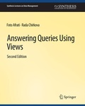 Cover: Answering Queries Using Views, Second Edition - Springer