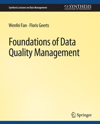 Enlarge image Cover: Foundations of Data Quality Management - Springer