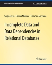Abbildung von: Incomplete Data and Data Dependencies in Relational Databases - Springer