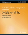 Cover: Socially Just Mining - Springer