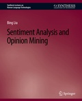 Cover: Sentiment Analysis and Opinion Mining - Springer