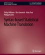Cover: Syntax-based Statistical Machine Translation - Springer