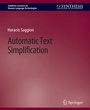 Cover: Automatic Text Simplification - Springer