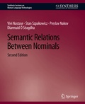 Cover: Semantic Relations Between Nominals, Second Edition - Springer