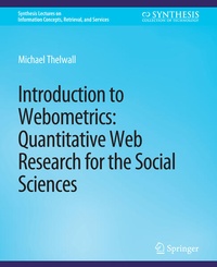 Enlarge image Cover: Introduction to Webometrics - Springer