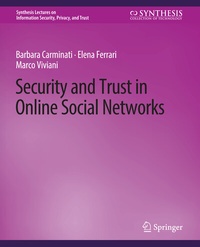 Abbildung von: Security and Trust in Online Social Networks - Springer