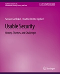 Cover: Usable Security - Springer