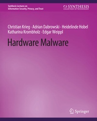 Enlarge image Cover: Hardware Malware - Springer