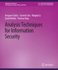 Cover: Analysis Techniques for Information Security - Springer