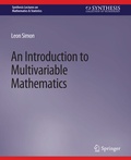 Cover: An Introduction to Multivariable Mathematics - Springer