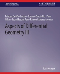Abbildung von: Aspects of Differential Geometry III - Springer