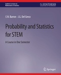 Cover: Probability and Statistics for STEM - Springer