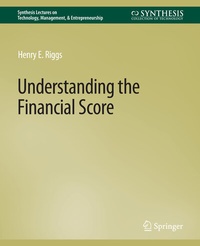 Enlarge image Cover: Understanding the Financial Score - Springer