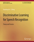 Cover: Discriminative Learning for Speech Recognition - Springer