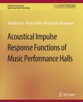Cover: Acoustical Impulse Response Functions of Music Performance Halls - Springer