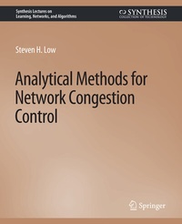 Enlarge image Cover: Analytical Methods for Network Congestion Control - Springer