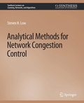 Cover: Analytical Methods for Network Congestion Control - Springer