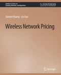 Cover: Wireless Network Pricing - Springer
